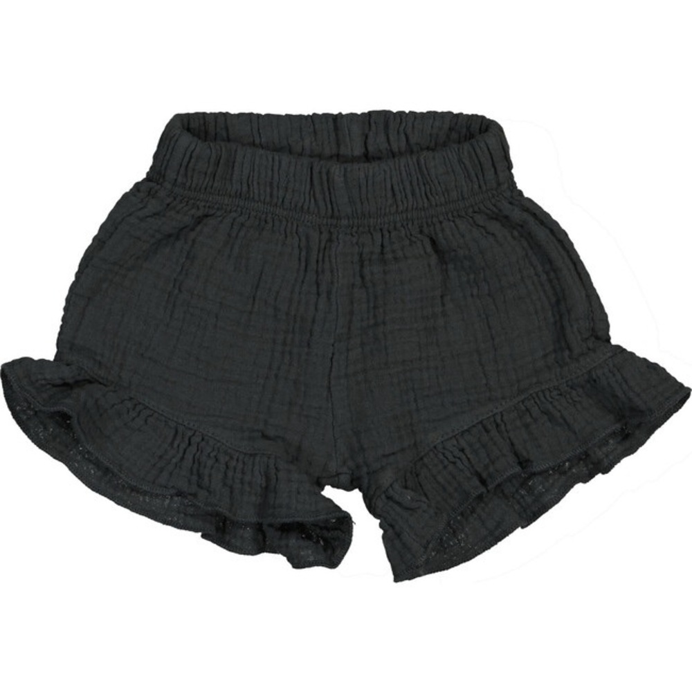 Maisonette Charcoal Ruffle Shorts 9-12 Months